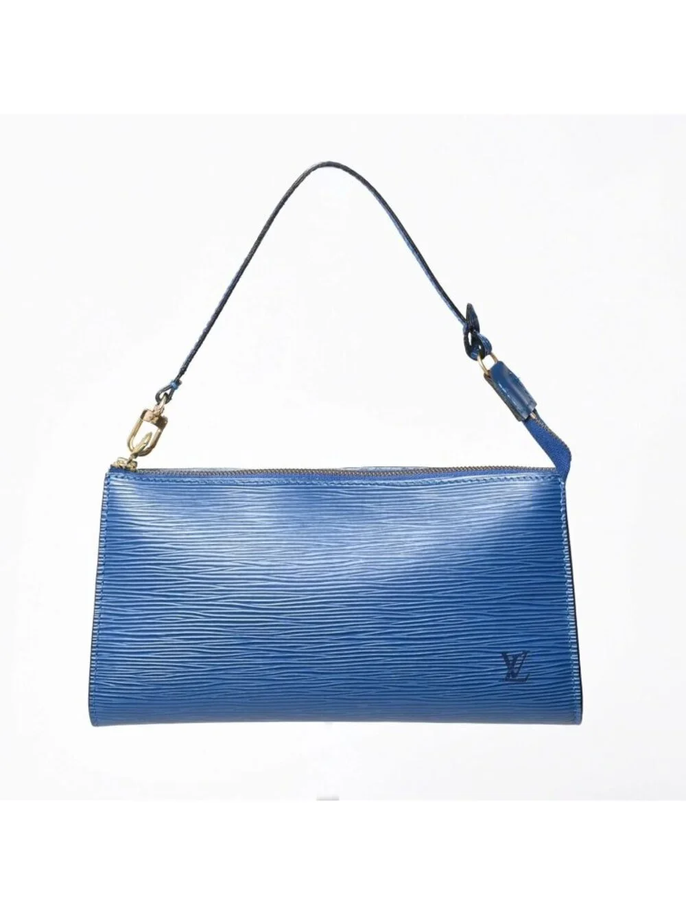Louis Vuitton Pochette Accessoires Bag Epi Leather Blue